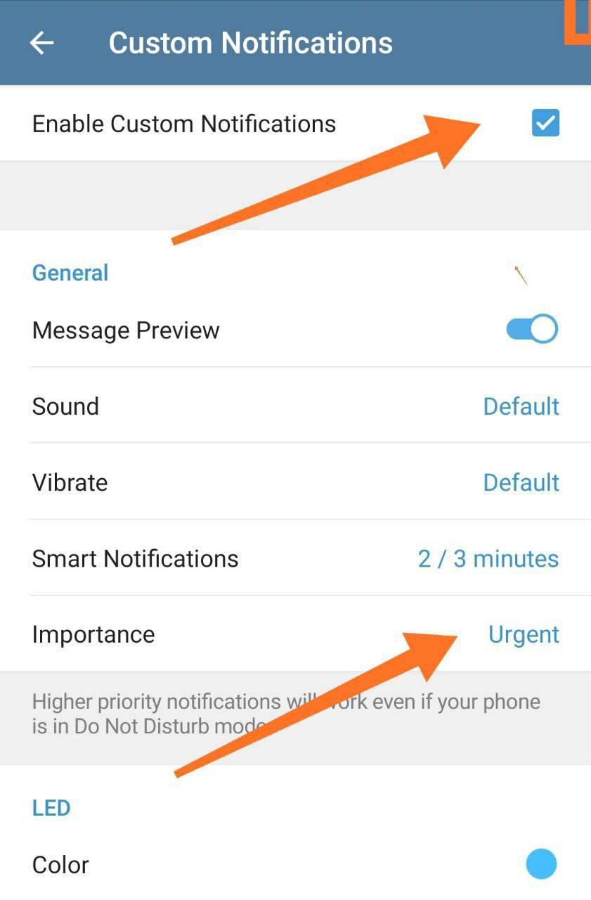 Notification Settings For Telegram & FAQ