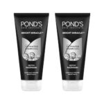POND’s Ponds Bright Miracle Detox Facewash With 10X Power Of Charcoal, 200Gm (Pack Of 2)