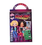STRIDERS Rockstar Glam Activity Set Sticker Sheet, 4 PP Stencils, 2 Color Papers, 24-Sheet Inner Creative Fun for Kids