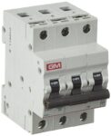 GM MCB 63A TRIPLE POLE ‘C’ TYPE
