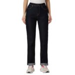 Women Blue High Waist Straight Fit Jeans