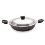 Anjali Diamond Classic Induction Kadai 2 LTR with S.S. Lid