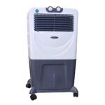 FOXSKY Heat Beat Air Cooler with Blower, 1-Side Cooling Pad, Cool Flow Dispenser – 55L, White