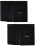 Amazon Brand – Solimo Wirebound Pocket Size Notebook, A7 Size, 90 Pages,Single Ruled, 70 GSM Paper