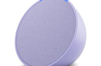 Amazon Echo Pop| Smart speaker with Alexa and Bluetooth| Full sound, balanced bass, crisp vocals| Purple