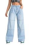 KOTTY Women’s Jean Straight Fit Clean Look Stretchable Jeans(Blue,30)