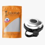 Cockatoo BB01-Lightweight Steel Bicycle Bell, Durable Bell for Cycle, Grey