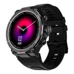 Noise Force Rugged & Sporty 1.32″ Bluetooth Calling Smart Watch, 550 NITS, 7 Days Battery, AI Voice Assistance, Smart Watch for Men (Jet Black)