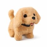 JB’S LAND Walking Brown Dog Toy for Kids | Interactive Talking Puppy with Moving Head, Wagging Tail & Barking Sound | Educational Play Pet Gift