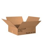 Porpoise 5-Ply 11x11x4 inch Corrugated Box Cardboard Packing | Storing/Brown Shipping Courier Box for mailing Durable and reliable corrugated box Convenient size (11 x 11 x 4 Inch_20pc)