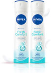 NIVEA Fresh Comfort Deo, Odour Free, Floral Scent, Long Lasting 48h Derma Protection Deodorant Spray – For Women(300 ml, Pack of 2)