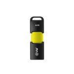 EVM EnX 64GB USB 3.2 Gen 1 Flash Drive | Exceptional 120MB/s Read| Sturdy Premium Metal Body | Convenient Integrated Key Loop | Laptop Desktop Smart TV Car Stereo | 10 Years Warranty (ENX/64GB)