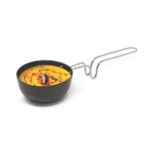 Signoraware Opulent Non Stick Tadkapan 10cm | Ergonomically Designed Handle | Compact, Efficient & Stylish Tadka Pan | Ideal for Quick Tasks tadka for dal & Seasoning for Veggies (300ml | Steel)