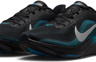 NIKE Pegasus 42 Men’s Road Running Shoes Sneakers For Men(Black , 8)