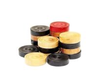 pop colours Wooden Carrom Coins Set, Black and Pink, 24 Pieces with 2 Pink, 11 White and 11 Black Coins, for Kids and Adults | Indoore Games
