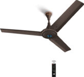 KUHL PRIMA A6 Decorative Power Saving|Saves upto 65% Electricity with 5 Year Warranty BLDC Motor with Remote 1200 mm Ceiling Fan(5 Star | Espresso | Pack of 1)
