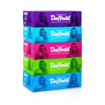 DAFFODIL 2 Ply Facial Tissue Box – Pack of 5 (100 Pulls Per Box, 200 Sheets) | Ultra Soft, Strong & Absorbent Face Tissues | Premium Car, Home & Office Tissue