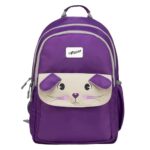 F Gear Bunny Dark Purple 22L School Backpack|Premium & Soft Touch|Unisex Kids School Bag with Two Spacious Compartments and Front Pocket, with Bottle Holder|Ideal for School, Daily Use & Travel