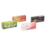 Klassic Premium Dhoop Sticks Natural, Non Toxic, Bamboo Free Dhoop Sticks | Jasmin-Champa-Rose Petals-Black Oud Scented Dhoop Sticks (Pack of 4)