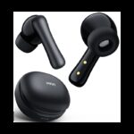 Mivi Duopods I2, 45Hrs Playtime, HD Call, Fast Charging, IPX4, Low Latency, 5.3v Bluetooth(Black, True Wireless)