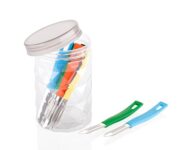 RITU Edge Stainless Steel Peeler 27 Piece Set with Durable Plastic Jar and Chef Knife Block Ideal for Cutting Slicing and Chopping Fruits and Vegetables Multicolor Premium Kitchen Tool Kit