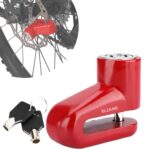 Eliane Disc Lock Motorcycle Brake Anti-Theft Waterproof for Motorcycles Bike Scooter Stainless Steel Heavy Duty Painted Finish Anti Theft 7mm Pin Wheel Locking Security Bike Accessories (Random-1Pcs)