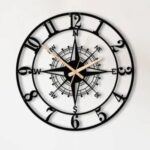 AVVIC MART Home Decoration European Peacock Analog Wall Clock Crystal Luxury Living Room Creative Personality Art,Metal,Blue,Birds(Style 6) (40CM)