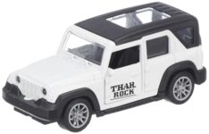 Niku 1:32 Scale DieCast Metal Toy Car Pull Back Action Openable Doors 4×4 Thar/Jeep Premium Car Toy Light Music for Kids Realistic Miniature Model Best Gift 2+yrs Girls Boys Random Colors