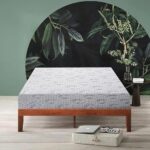 SLEEPSPA BY COIRFIT Nirvana Bamboo Fabric with HerbFRESH Technology 7 Zone 8 Inch Queen Size Natural Pure Latex Foam Mattress (72x66x8, White)