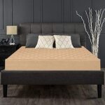 SLEEPSPA BY COIRFIT Vitara 5 inch Single Size Rebonded Foam Mattress | Doctor’s Recommended, Pressure Relieving, Firm, Orthopedic Mattress | Back Pain Relief with Durable construction (Beige, 78X36X5)