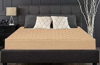 SLEEPSPA BY COIRFIT Vitara 5 inch Single Size Rebonded Foam Mattress | Doctor’s Recommended, Pressure Relieving, Firm, Orthopedic Mattress | Back Pain Relief with Durable construction (Beige, 78X36X5)