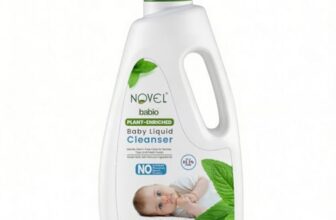 Novel Plant‑Enriched Baby Liquid Cleanser – 1000 ml | Anti‑Bacterial, Kills 99.9% Germs | For Feeding Bottles, Nipples, Accessories, Toys, Fruits & Vegetables | Dermatologically Tested