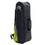Lifelong Polyester Badminton Kit Bag for Men & Women | Dual Compartment, Personal Care Pouch | Water-Resistant, Soft Pads, Adjustable Strap | for Badminton, Gym & Outdoor Use (Black & Green)