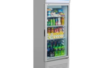 Blue Star VC325 5 Star Frost Free Vertical Glass Single Door Visi Cooler (300L, white)