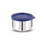 Attro Prime Stainless Steel Single Wall Storage Containers Airtight & Leak Proof Containers for Office Use, School, Picnic, 550 ml – Blue