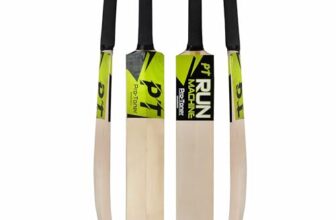 Protoner Cricket Tennis Bat, Wooden, for Ages 4-12+ Years (No.3,Age 5+ (28inch))