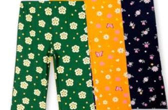 T2F Gilrs Flared Leggings (Pack of 5)(GLSLEG03_Multicolor 2_2-3 yrs)