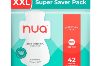 Nua Complete Comfort 42 Heavy Flow XXL | Essentials Sanitary Pad(Pack of 42)