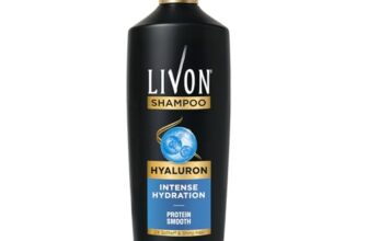 Livon Hyaluron Shampoo for Women & Men | Hydrates Dry & Dull Hair | 2x Soft & Shiny Hair | No Parabens | 340ml