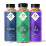 Uttam Mukhwas Daily Freshness Combo Pack | Mint Masti, Delight & 5 Star Mukhwas | 3-in-1 Everyday Mouth Freshener for Office & Daily Use