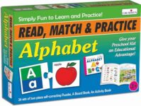Creative’s Read, Match and Practice Alphabet | Early Reading Skills | Practicing and Writing Letters of The Alphabet | Learning & Educational Puzzles | Ages 3 & Up