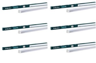 Bajaj 20W Cool Day Light LED Tubelight (Pack Of 10) | LED Tube Light For Home | IR Free | UV Free | Voltage Surge Protection Of 4 KV | Bright & Energy Efficient | White | 1 Yr Warranty