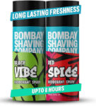 BOMBAY SHAVING COMPANY Red Spice & Black Vibe 150ml x 2 Combo Deodorant Spray – For Men(300 ml, Pack of 2)