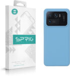 Sprig Liquid Silicone Back Cover for Mi 11 Ultra, Redmi 11 Ultra(Blue, Microfiber Lining, Silicon, Pack of: 1)