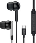 truke Bass H1 Wired Earphones w/ Type-C Jack, Rich Bass, 13mm Drivers, Smart Controls Wired(Black, In the Ear)