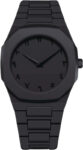SABR Modern Arabic Numeral Watch with Polycarbonate Band, Octagonal Case, for Men Black Minimalist Watch with Arabic Numerals Modern Wrist Watch Analog Watch – For Men & Women
