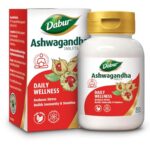 Dabur Ashwagandha Tablets – 60 tabs | General Wellness Tablets | Stress Relief | Rich in Antioxidants | Immunity Booster | Rich in Antioxidants | Rejuvenates Body