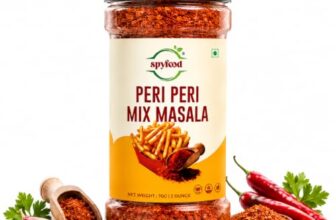 SPYFOOD Peri Peri Masala 70g | Premium Peri Peri Seasoning | Spicy & Tangy Masala for French Fries, Pizza, Pasta, Popcorn, Burgers & Snacks | No Artificial Colors