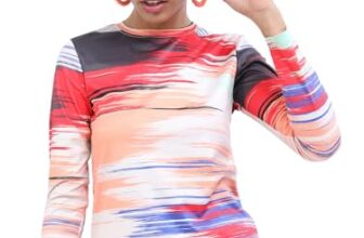 Tokyo Talkies Women Round Neck Full Sleeve Tops TTTP007286 Red M