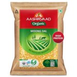 Aashirvaad Organic Moong Dal, 1 Kg, 100% Organic Moong Dal, Rich in Protein